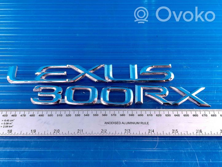 Lexus RX 330 - 350 - 400H Logo, emblème de fabricant 7544248150