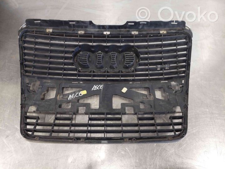 Audi A6 S6 C6 4F Grille calandre supérieure de pare-chocs avant 4F0853651