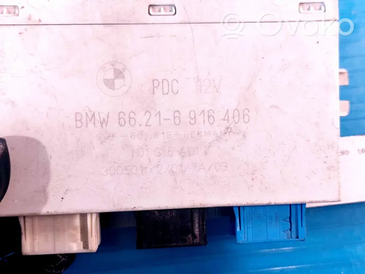 BMW X5 E53 Sterownik / Moduł parkowania PDC 66216916406