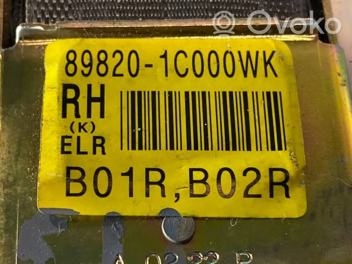 Hyundai Getz Ceinture de sécurité arrière 898101C000