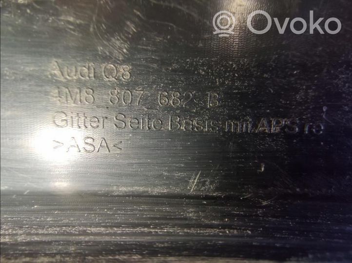Audi Q8 Grille antibrouillard avant 4M8807682B