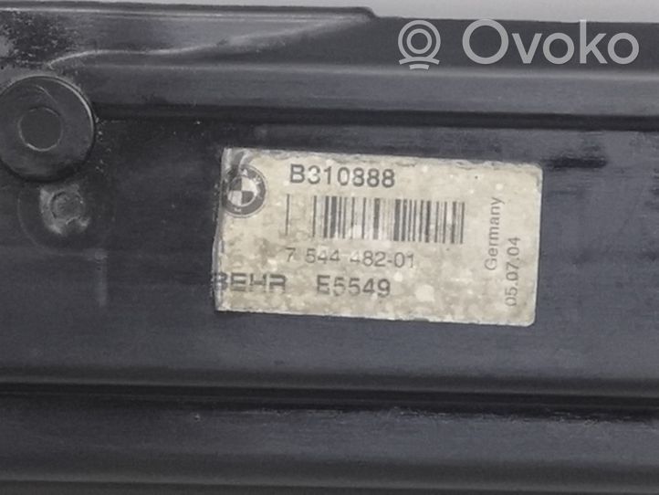 BMW 6 E63 E64 Viršutinė dalis radiatorių panelės (televizoriaus) 7544482