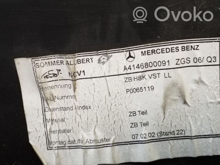 Mercedes-Benz Vaneo W414 Hansikaslokero A4146800091