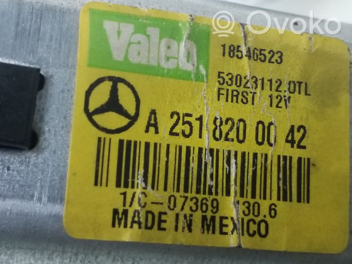 Mercedes-Benz ML W164 Wycieraczka szyby tylnej A2518200042