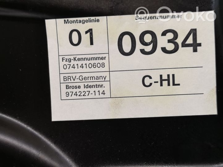 Volkswagen PASSAT B6 Galinio el. lango pakėlimo mechanizmas be varikliuko 3C4839755H