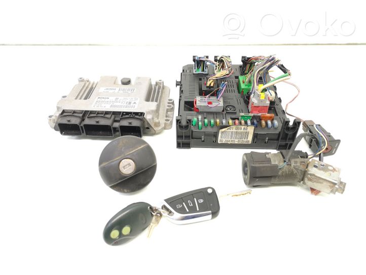 Peugeot 307 Kit calculateur ECU et verrouillage 9653958980