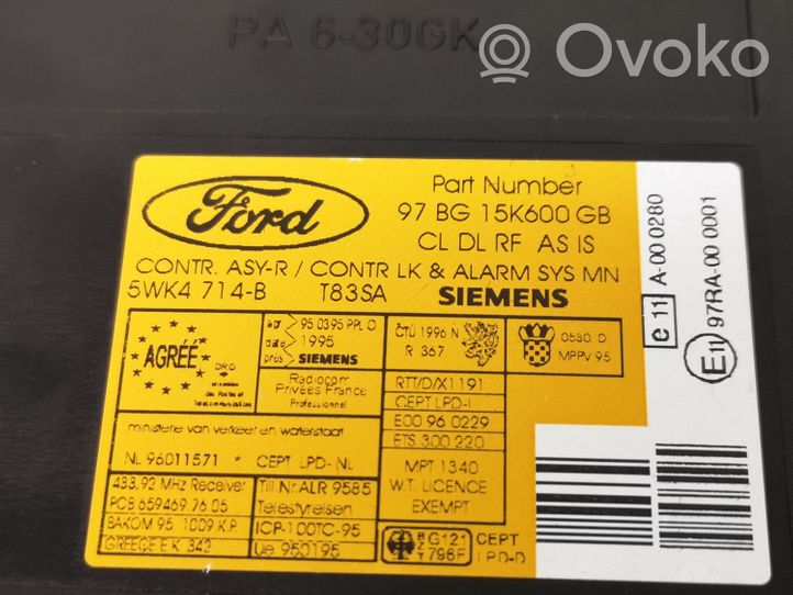 Ford Cougar Comfort/convenience module 97BG15K600GB