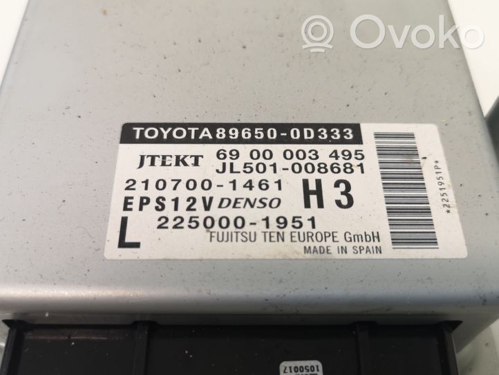 Toyota Yaris Stūres pastiprinātāja vadības bloks 896500D333