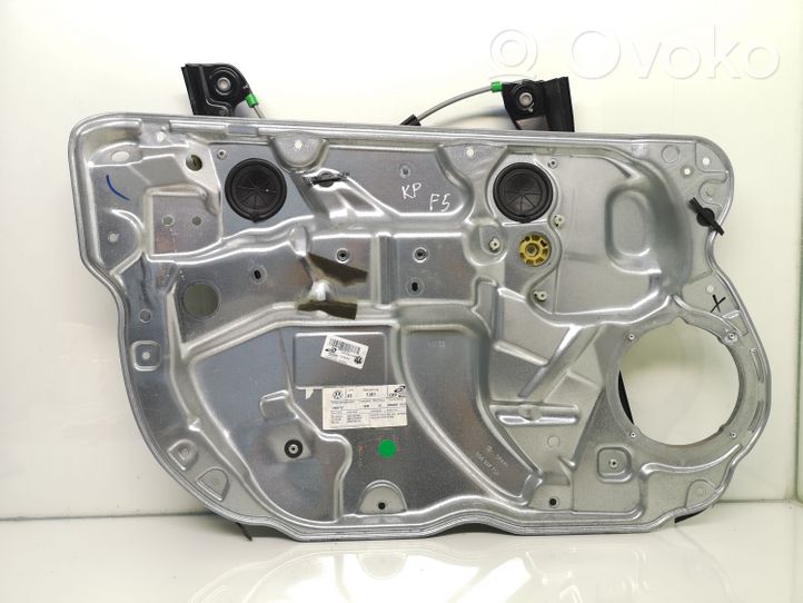 Volkswagen Polo IV 9N3 Meccanismo di sollevamento del finestrino anteriore senza motorino 6Q4837755