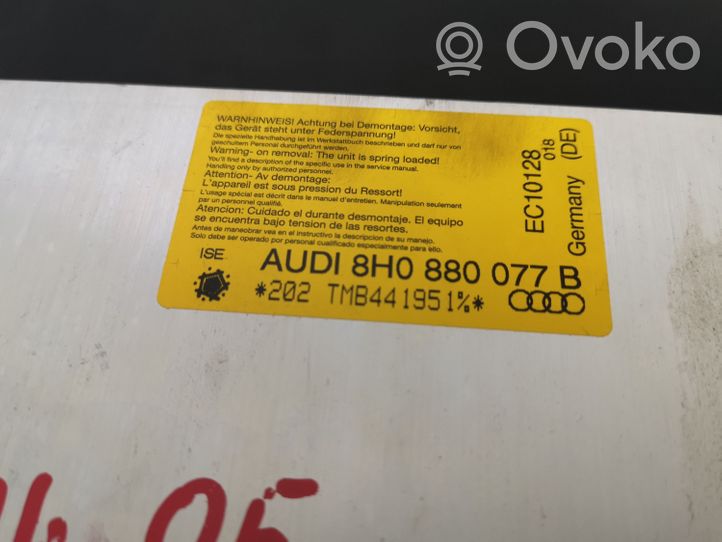 Audi A4 S4 B6 8E 8H Arceau de sécurité appui-tête toit cabriolet 8H0880077B