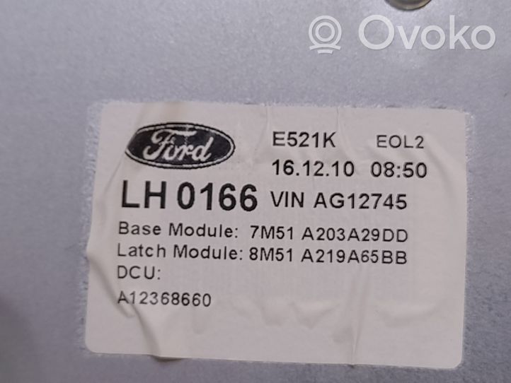 Ford Focus Meccanismo di sollevamento del finestrino anteriore senza motorino 4M51A045H17A