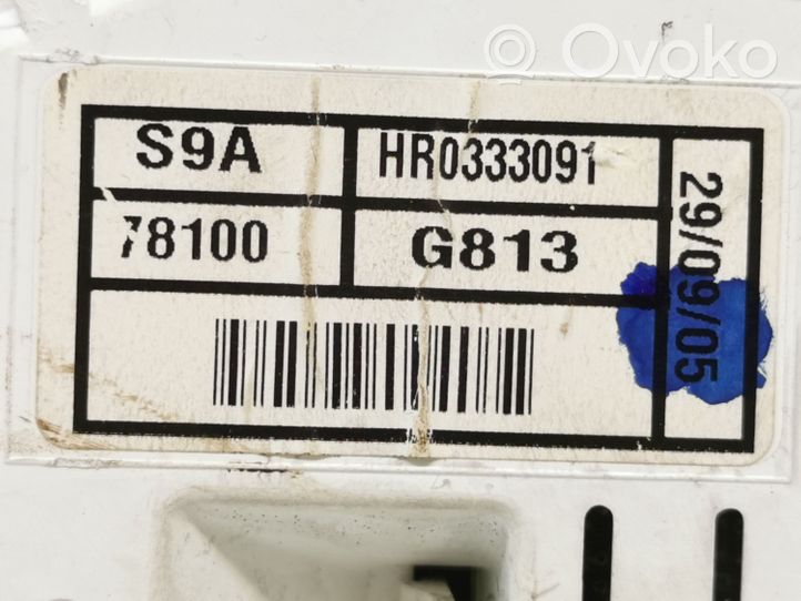 Honda CR-V Licznik / Prędkościomierz 78100G813