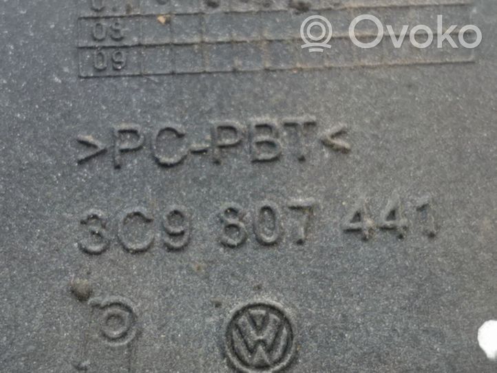 Volkswagen PASSAT B6 Tappo/coprigancio di traino paraurti posteriore 3C9807441