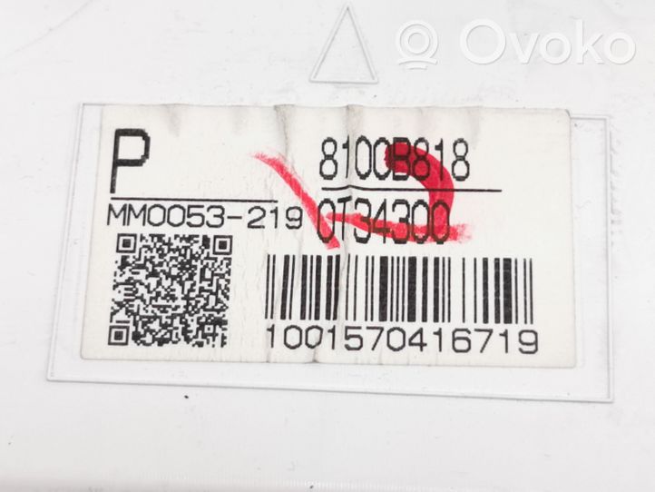 Mitsubishi ASX Compteur de vitesse tableau de bord 8100B818