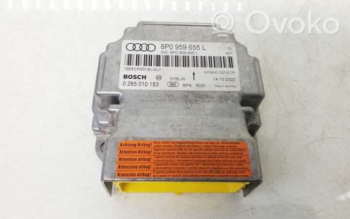 Audi A3 S3 8P Oro pagalvių valdymo blokas 8P0959655L