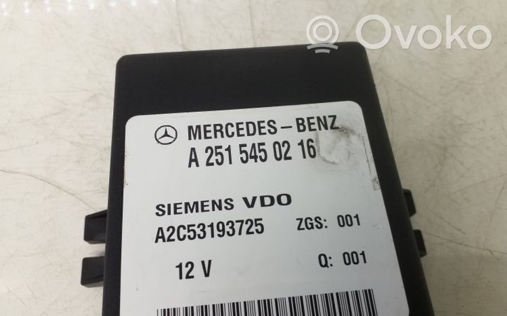 Mercedes-Benz E W211 Jousituksen ohjainlaite/moduuli A2515450216