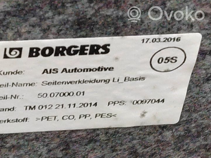 Volkswagen PASSAT B8 Rivestimento pannello laterale del bagagliaio/baule 3G9867427K