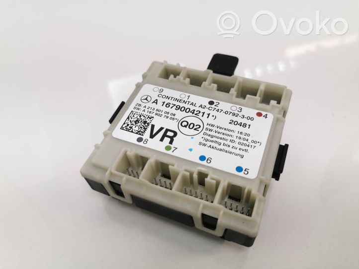 Mercedes-Benz EQC Oven ohjainlaite/moduuli A1679004211