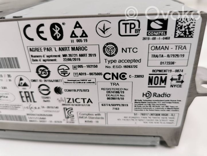 Mercedes-Benz EQC Radio/CD/DVD/GPS-pääyksikkö A2539003908