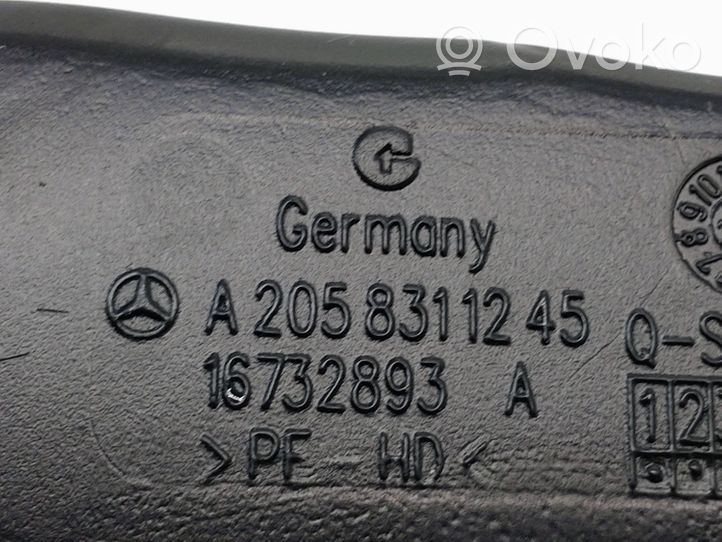 Mercedes-Benz EQC Ohjaamon sisäilman ilmakanava A2058311245