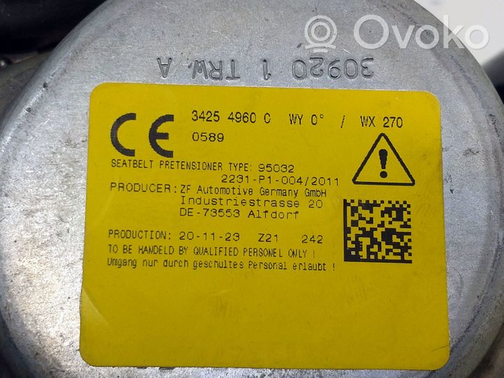 Mercedes-Benz EQC Ceinture de sécurité arrière A2938602400