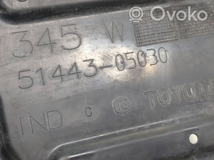 Toyota Auris E180 Priekinės važiuoklės dugno apsauga 5144305030