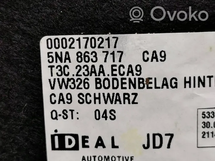 Volkswagen Tiguan Tavaratilan pohjan tekstiilimatto 5na863717