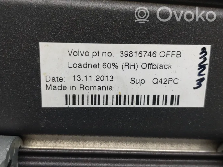 Volvo V60 Siatka bagażnika 39816746