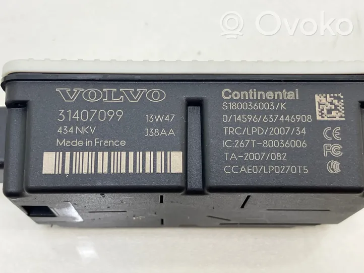 Volvo V60 Sensore di imbardata accelerazione ESP 31407099