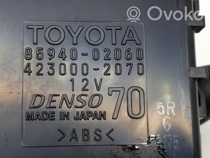 Toyota Auris E180 Autres unités de commande / modules 8594002060