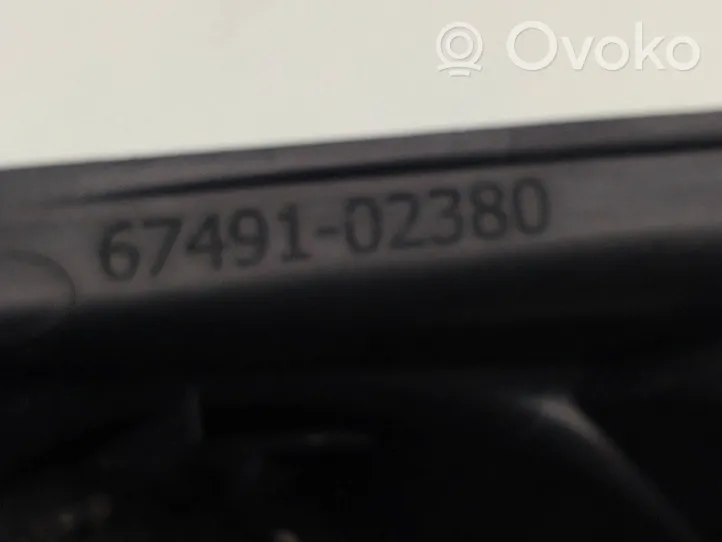 Toyota Auris E180 Altro elemento di rivestimento della portiera anteriore 6749102380