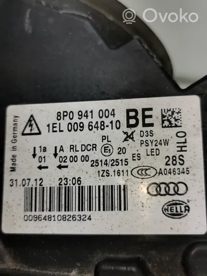 Audi A3 S3 A3 Sportback 8P Передняя фара 8P0941004