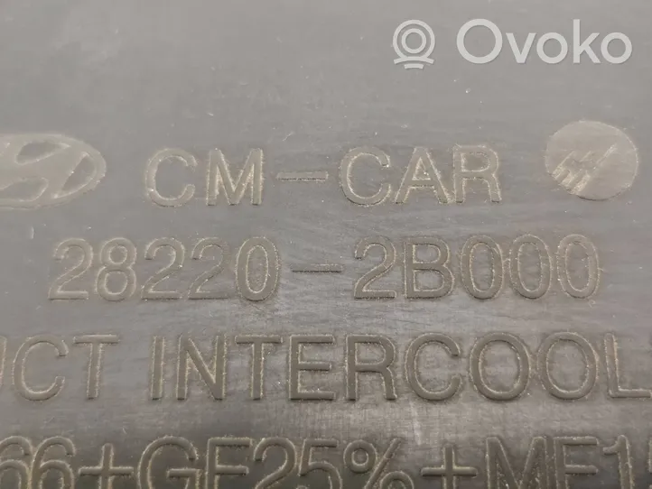 Hyundai Santa Fe Część rury dolotu powietrza 282202B000