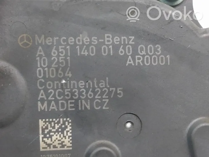 Mercedes-Benz E W212 EGR valve A6511400160