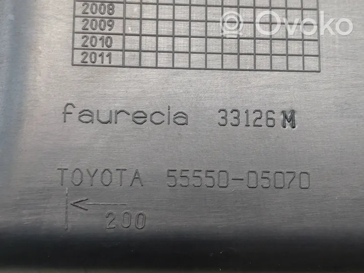 Toyota Avensis T250 Vano portaoggetti 5555005070