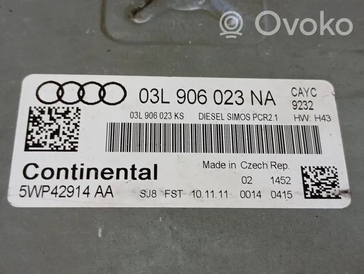 Audi A3 S3 A3 Sportback 8P Centralina/modulo del motore 03L906023NA