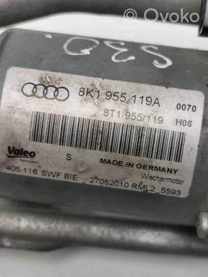 Audi A4 S4 B8 8K Valytuvų mechanizmo komplektas 8K1955119A