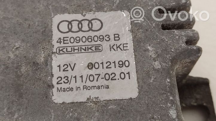 Audi A8 S8 D3 4E Polttoaineen ruiskutuspumpun ohjainlaite/moduuli 4E0906093B