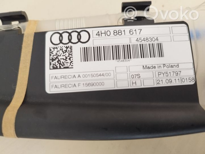 Audi A8 S8 D4 4H Modulo di controllo sedile 4H0907182H