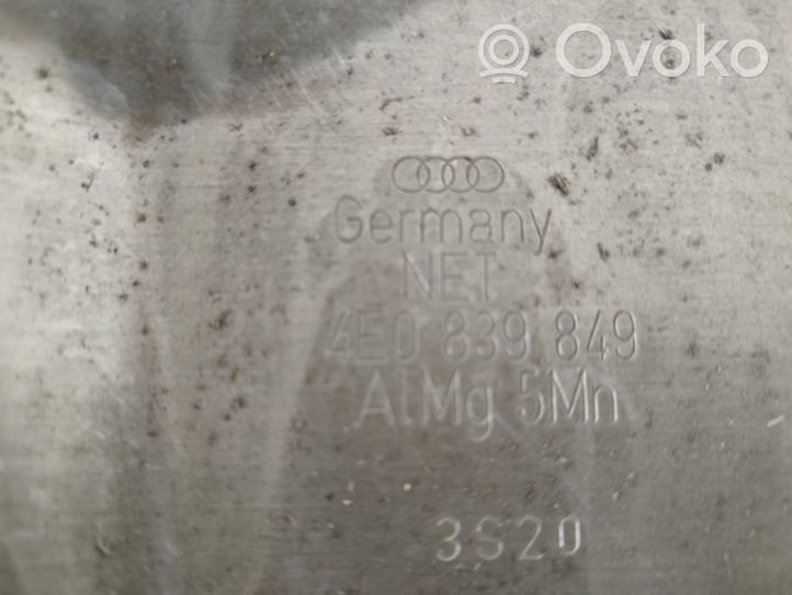 Audi A8 S8 D3 4E Mechanizm podnoszenia szyby tylnej bez silnika 4E0839849