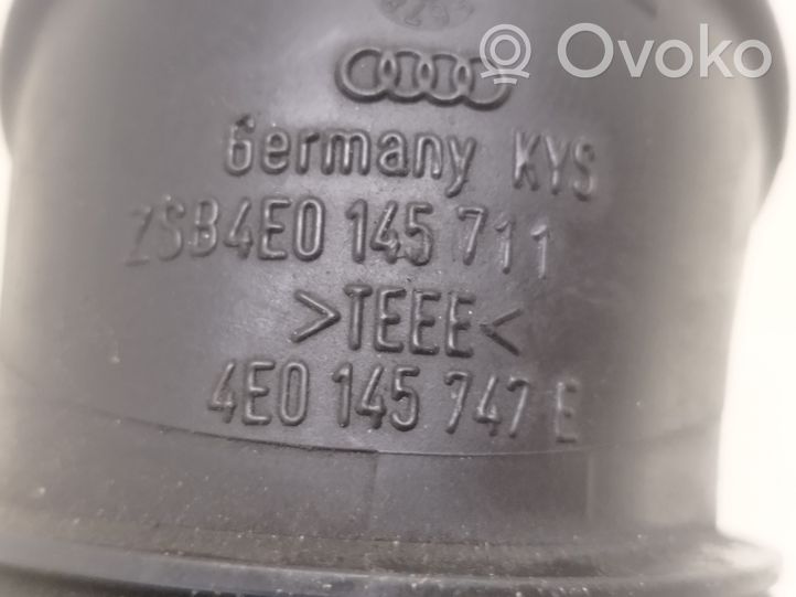 Audi A8 S8 D3 4E Tuyau d'admission d'air 4E0145747D