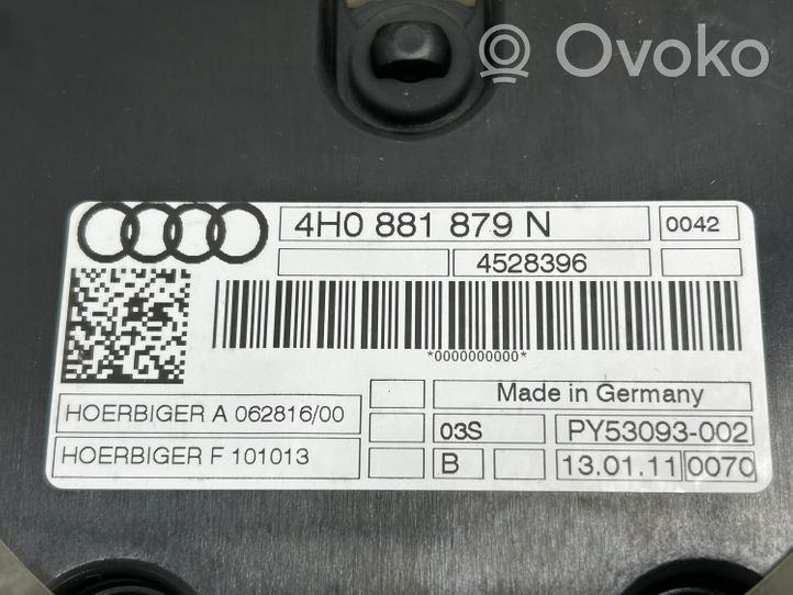 Audi A8 S8 D4 4H Istuimen säädön moduuli 4H0907182H