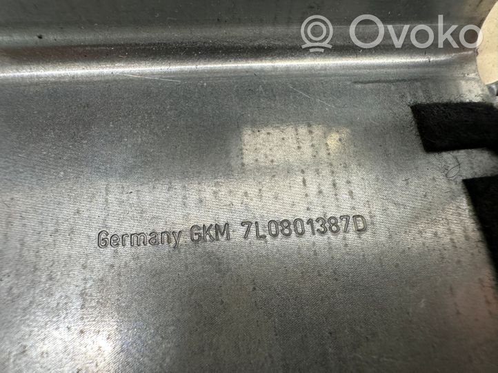 Volkswagen Touareg II Staffa di montaggio della batteria 7L0801387D