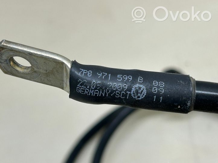 Porsche Cayenne (92A) Câble de batterie positif 7P0971599B