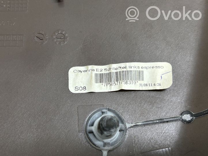 Porsche Cayenne (92A) Rivestimento estremità laterale del cruscotto 7P5857175B