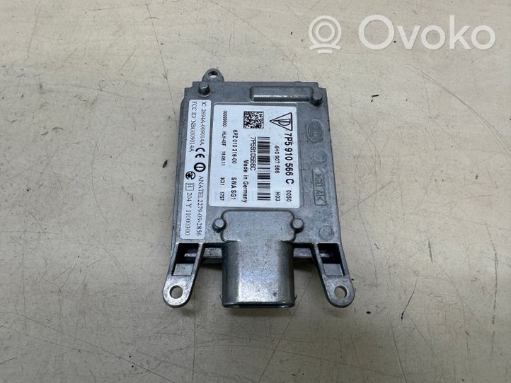 Porsche Cayenne (92A) Capteur radar d'angle mort 7P5910566C