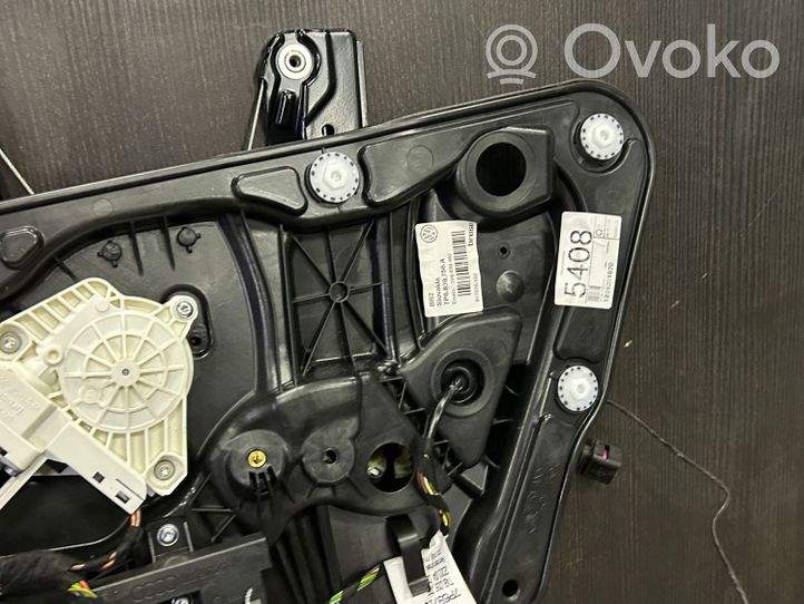 Volkswagen Touareg II Rear door window regulator with motor 7P6839756A