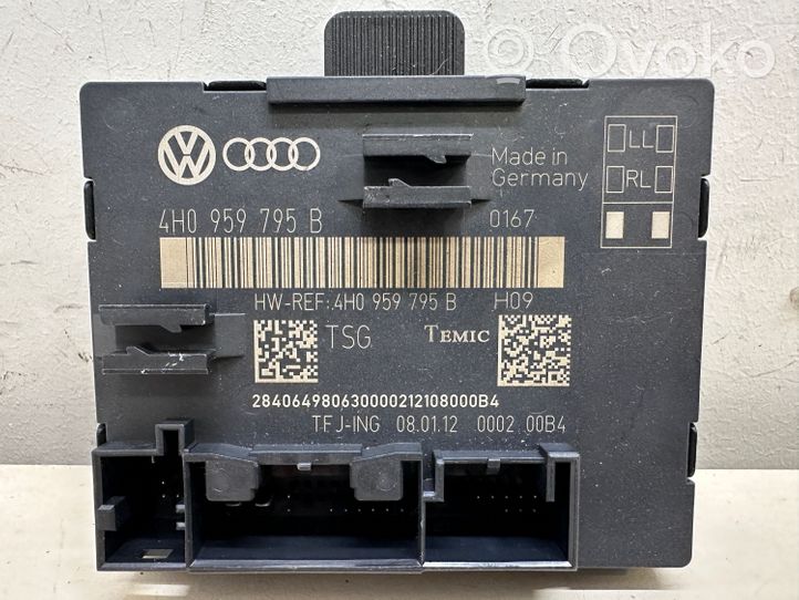 Volkswagen Touareg II Centralina/modulo portiere 4H0959795B