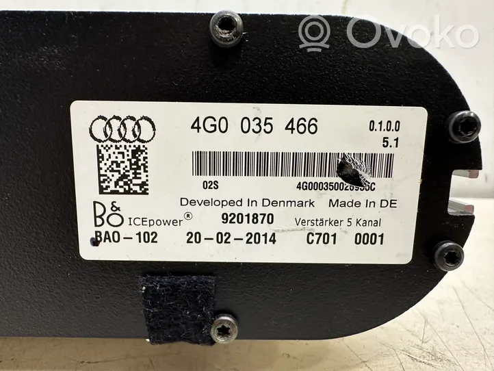 Audi A6 C7 Garso stiprintuvas 4G0035466