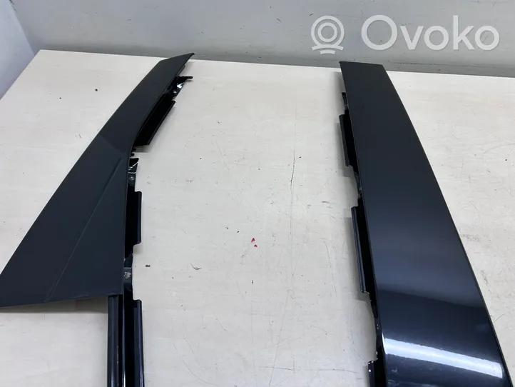 Porsche Cayenne (92A) Rivestimento modanatura del vetro della portiera posteriore 7P5853352F